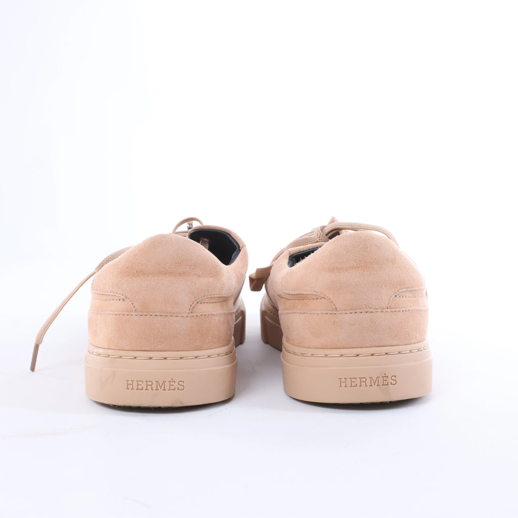 Hermès Day Suede Sneakers in Beige RG222181Z, Size EU 37