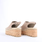 Hermès Suede Wedge Sole Espadrilles Sandals in Beige SL221030Z, Size EU 37