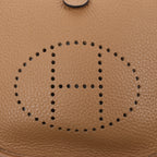 Hermès Evelyne Taurillon Clemence Maxi Quadrille TPM Chai Shoulder bag U:2022