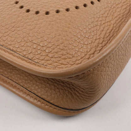 Hermès Evelyne Taurillon Clemence Maxi Quadrille TPM Chai Shoulder bag U:2022