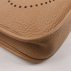 Hermès Evelyne Taurillon Clemence Maxi Quadrille TPM Chai Shoulder bag U:2022