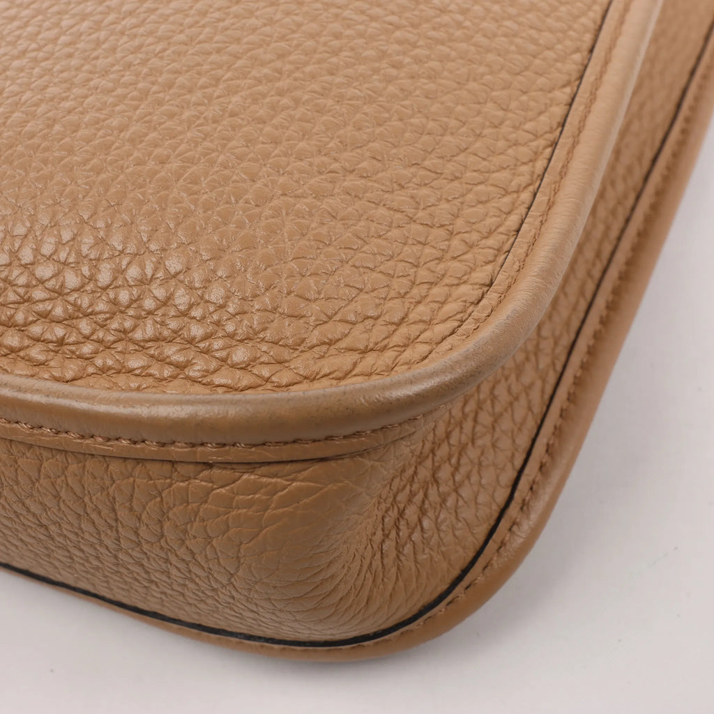 Hermès Evelyne Taurillon Clemence Maxi Quadrille TPM Chai Shoulder bag U:2022