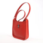 Hermes Vespa TPM Veau Epsom Shoulder Bag in Rouge vif □H: 2004