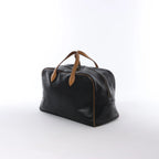 HERMES Victoria 43 Ardennes Handbag in Black ○G:1977