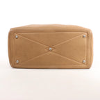 HERMES Victoria 43 Taurillon Clemence Handbag in Brown □L: 2008