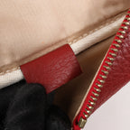 HERMES Victoria 43 Taurillon Clemence Gold Metal Fittings in Rouge H □D: 2000