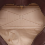 HERMES Victoria 50 Taurillon Clemence Handbag in Brown □C: 1999