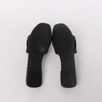 Sandalias de goma Rivage de HERMES en negro, talla 36 UE