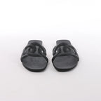 Sandalias de goma Rivage de HERMES en negro, talla 36 UE