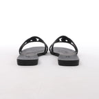 Sandalias de goma Rivage de HERMES en negro, talla 36 UE
