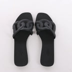 Sandalias de goma Rivage de HERMES en negro, talla 36 UE