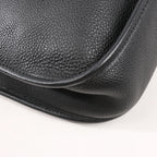 Hermes Evelyne 1 29 PM Togo Leather Shoulder Bag in Black □G:2003