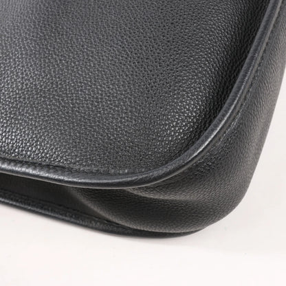 Hermes Evelyne 1 29 PM Togo Leather Shoulder Bag in Black □G:2003