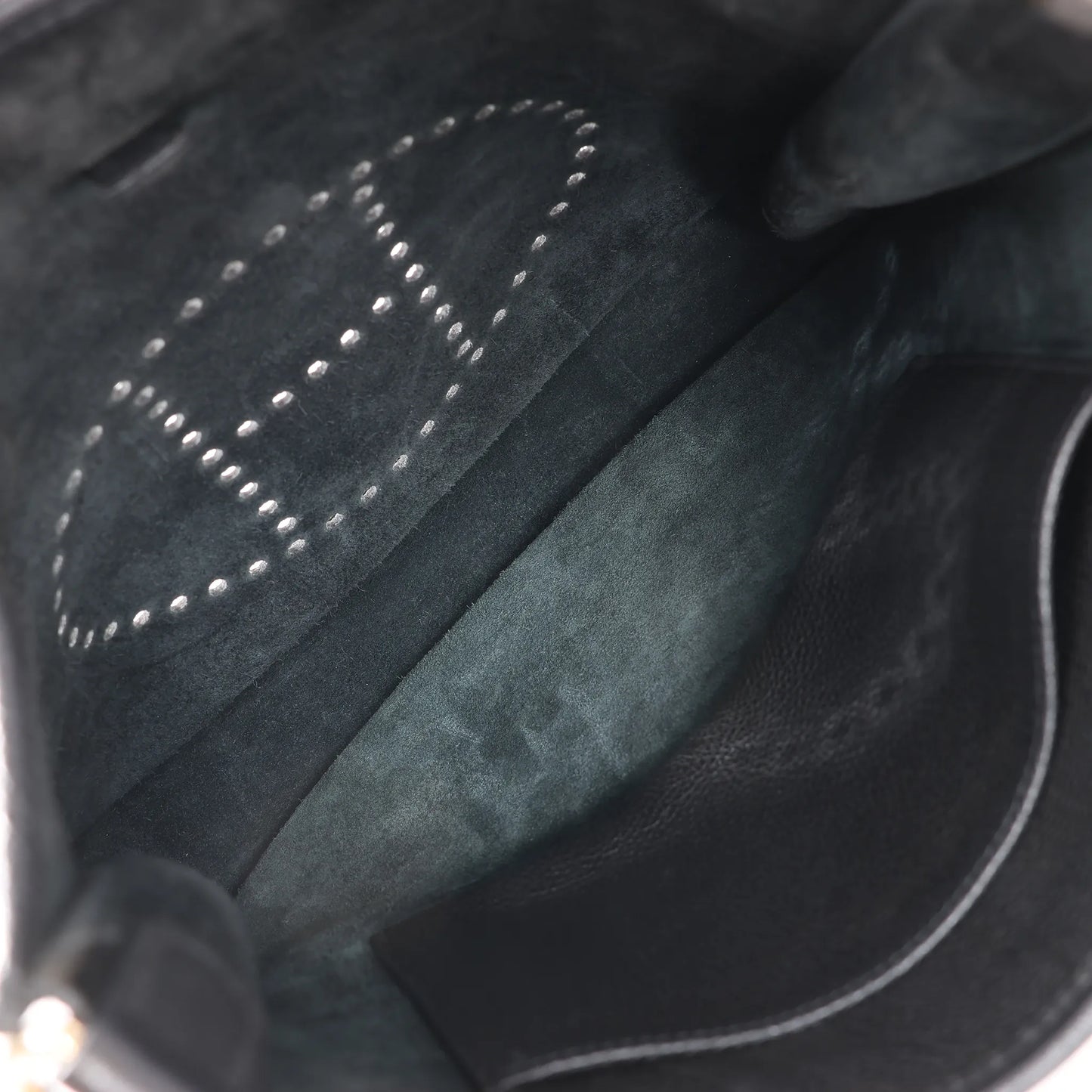 Hermes Evelyne 1 29 PM Togo Leather Shoulder Bag in Black □G:2003