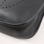 Hermes Evelyne 1 29 PM Togo Leather Shoulder Bag in Black □G:2003