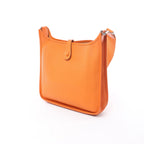 Hermes Evelyn 1 29 PM Epsom Leather Shoulder Bag in Orange □N:2010