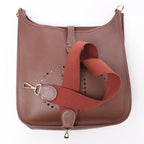 Hermes Evelyn 1 33 GM Cuir Cushbell en Havane □B: 1998