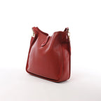 Hermès Evelyn I 33 GM Cushbell Shoulder Bag in Red Rouge vif □A: 1997