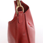 Hermès Evelyn I 33 GM Cushbell Shoulder Bag in Red Rouge vif □A: 1997