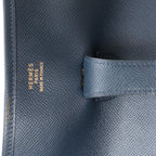 Hermes Evelyn 1 33 GM Cushbell Leather in Vert Navy Blue □A: 1997