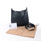 Hermes Evelyn 1 33 GM Cushbell Leather in Vert Navy Blue □A: 1997