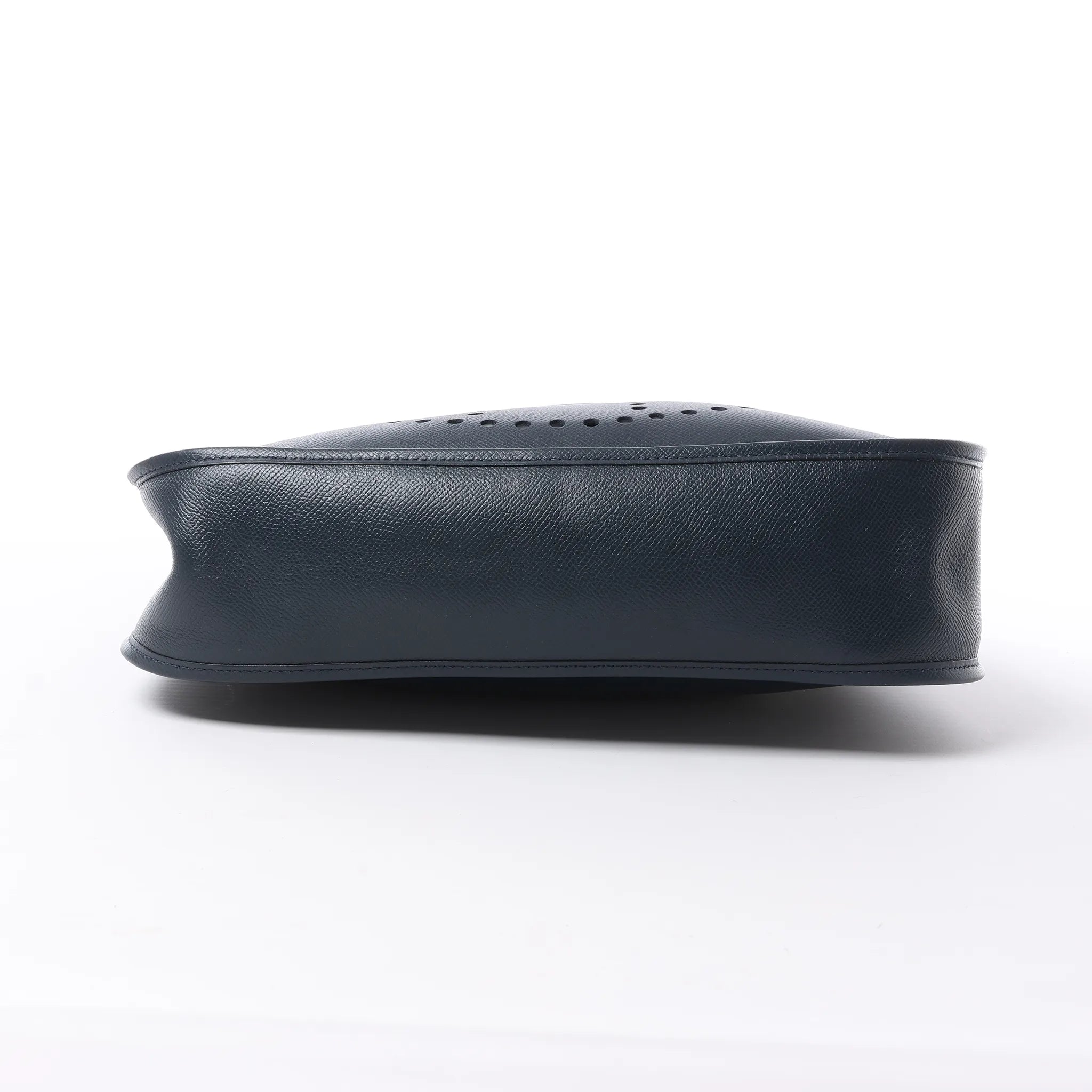 Hermes Evelyn 1 33 GM Cushbell Leather in Vert Navy Blue □A: 1997