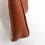 Hermès Evelyn I 33 GM Toile H & Leather Shoulder Bag in Beige×Brown □E: 2001