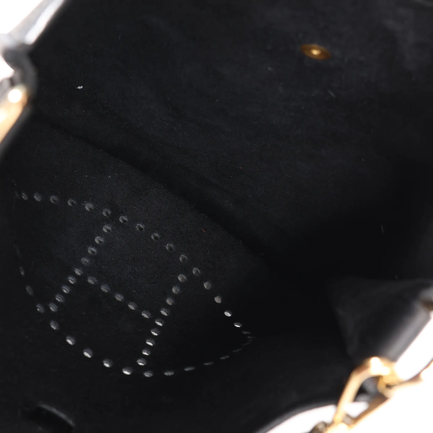 Hermes Evelyne 1 33 GM Taurillon Clemence Shoulder Bag in Black □G:2003