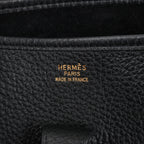 Hermes Evelyne 1 33 GM Taurillon Clemence Shoulder Bag in Black □G:2003
