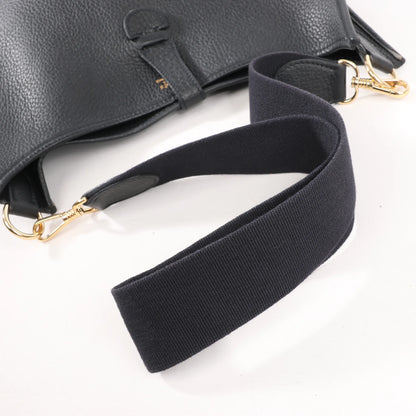 Hermes Evelyne 1 33 GM Taurillon Clemence Shoulder Bag in Black □G:2003
