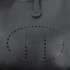 Hermes Evelyne 1 33 GM Taurillon Clemence Shoulder Bag in Black □G:2003