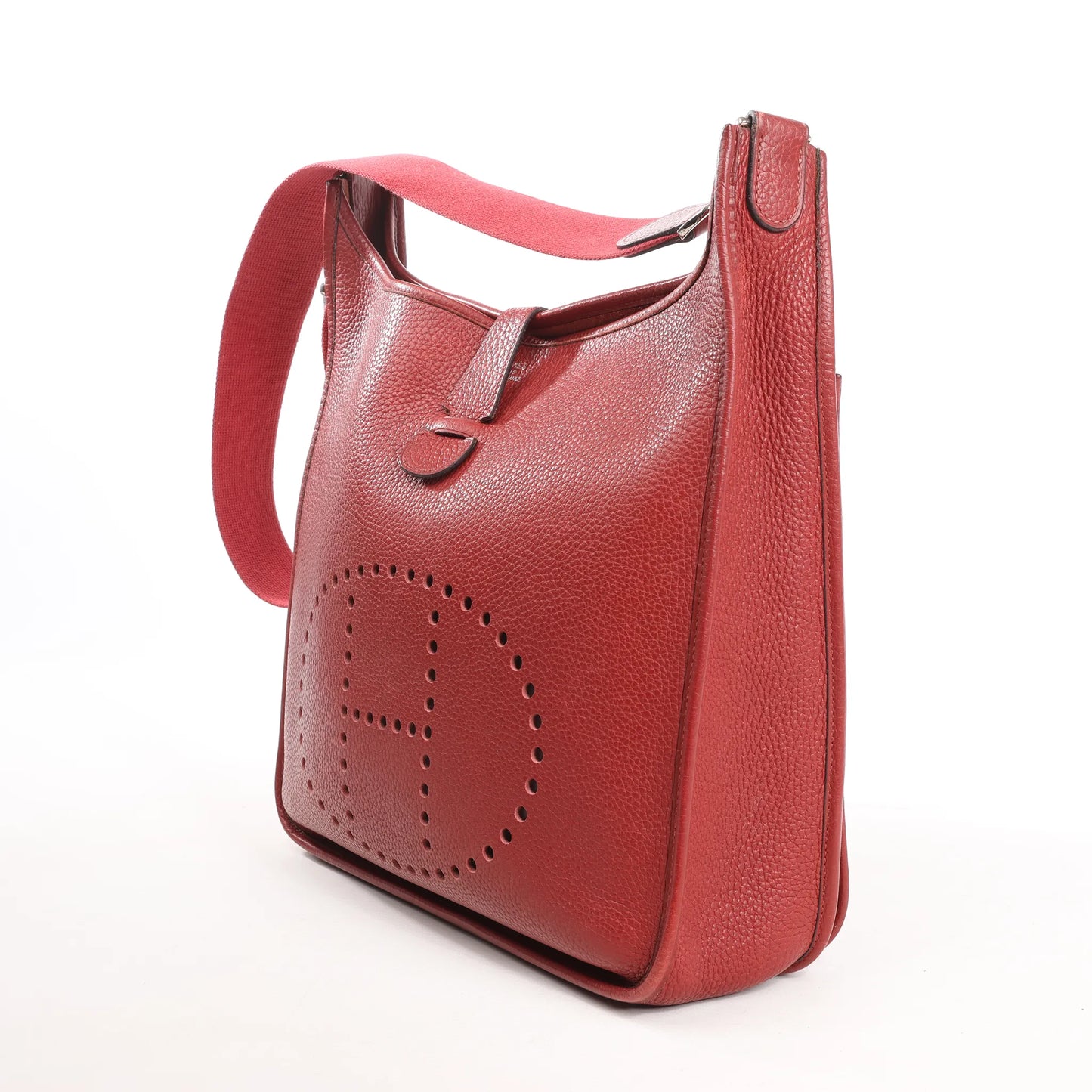 Hermes Evelyn 2 33 GM Taurillon Clemence in Rouge □H: 2004