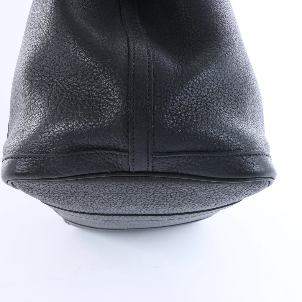 Hermès Garden Party 36 PM Negonda Leather Shoulder Bag in Black □M: 2009