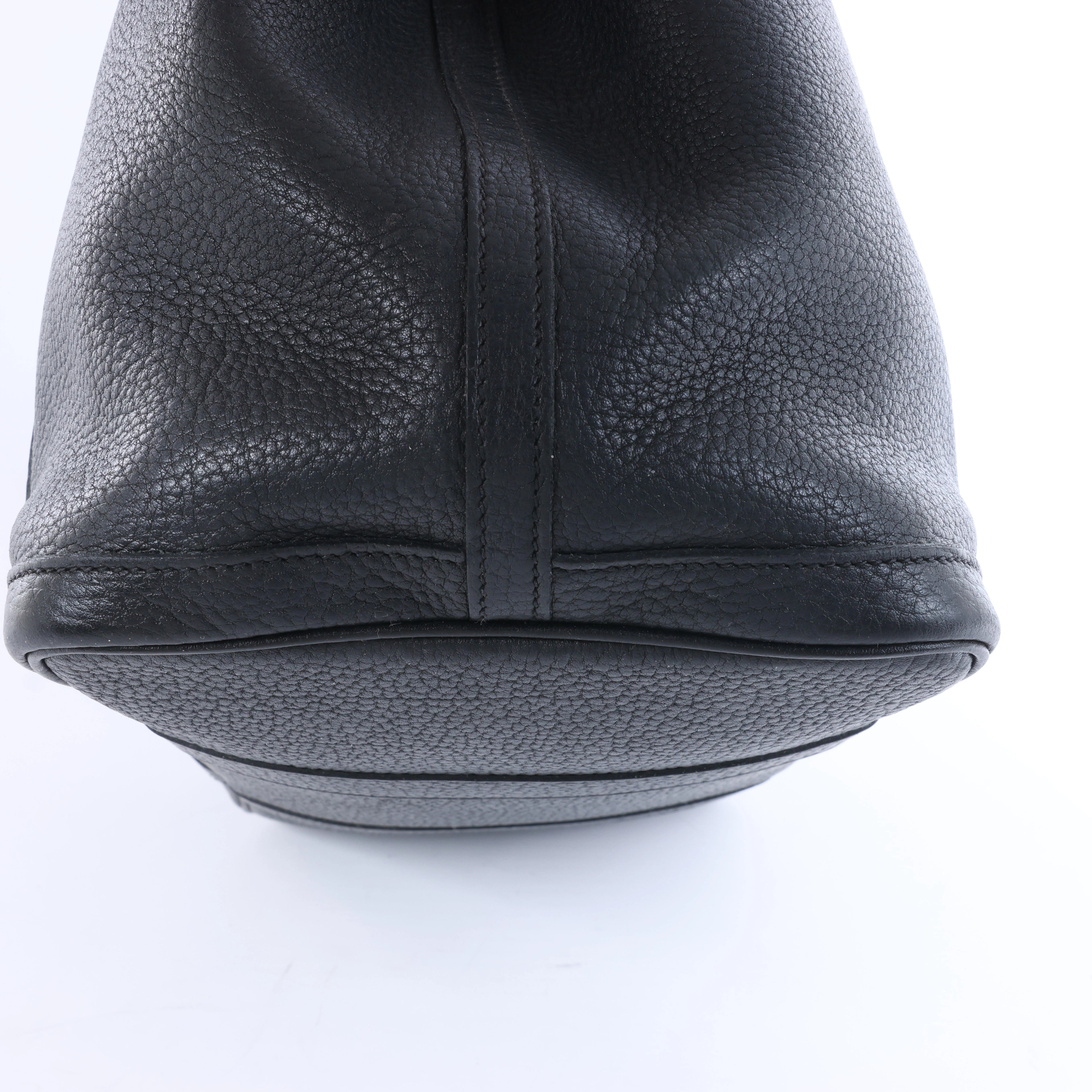 Hermès Garden Party 36 PM Negonda Leather Shoulder Bag in Black □M: 2009