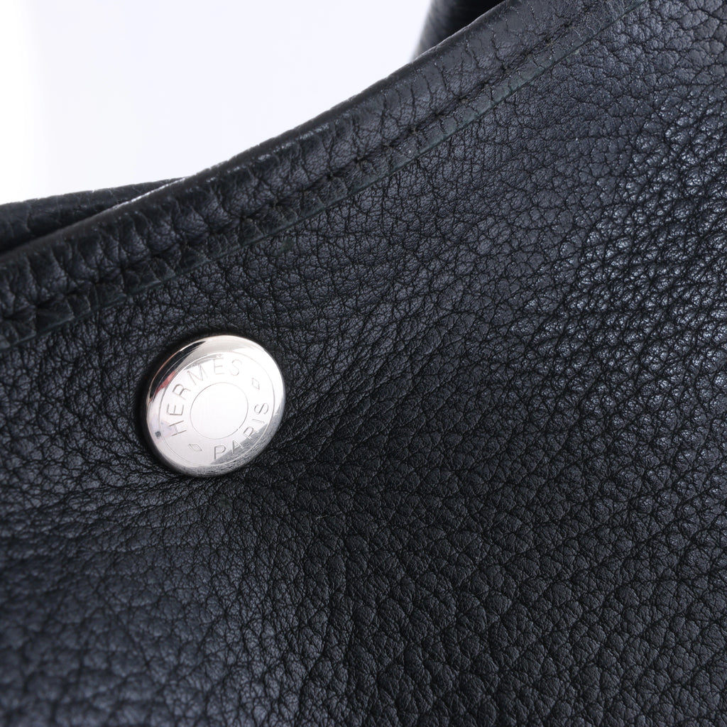 Hermès Garden Party 36 PM Negonda Leather Shoulder Bag in Black □M: 2009