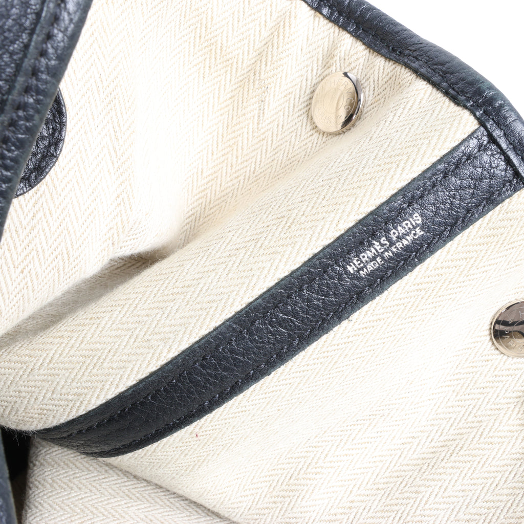 Hermès Garden Party 36 PM Negonda Leather Shoulder Bag in Black □M: 2009