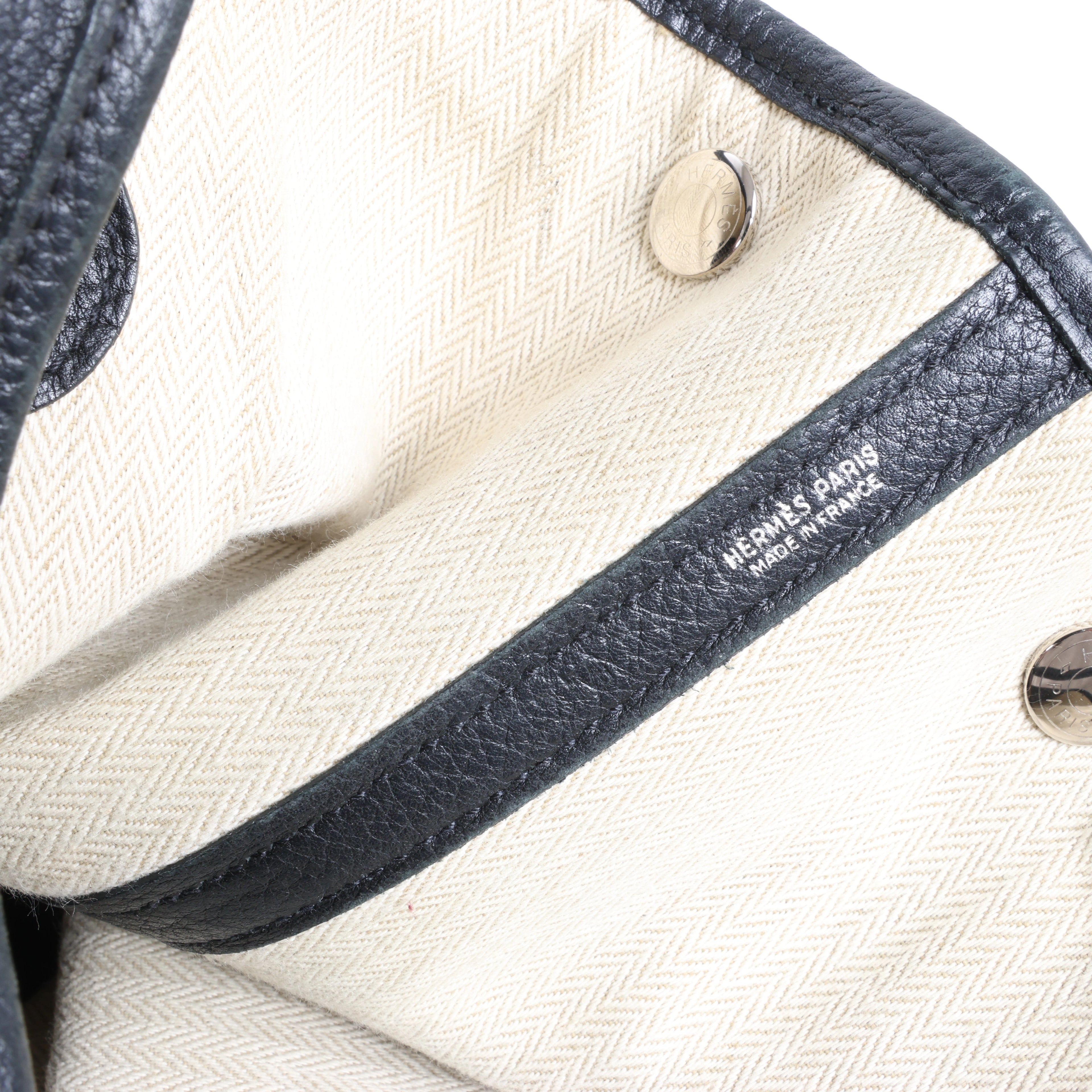 Hermès Garden Party 36 PM Negonda Leather Shoulder Bag in Black □M: 2009