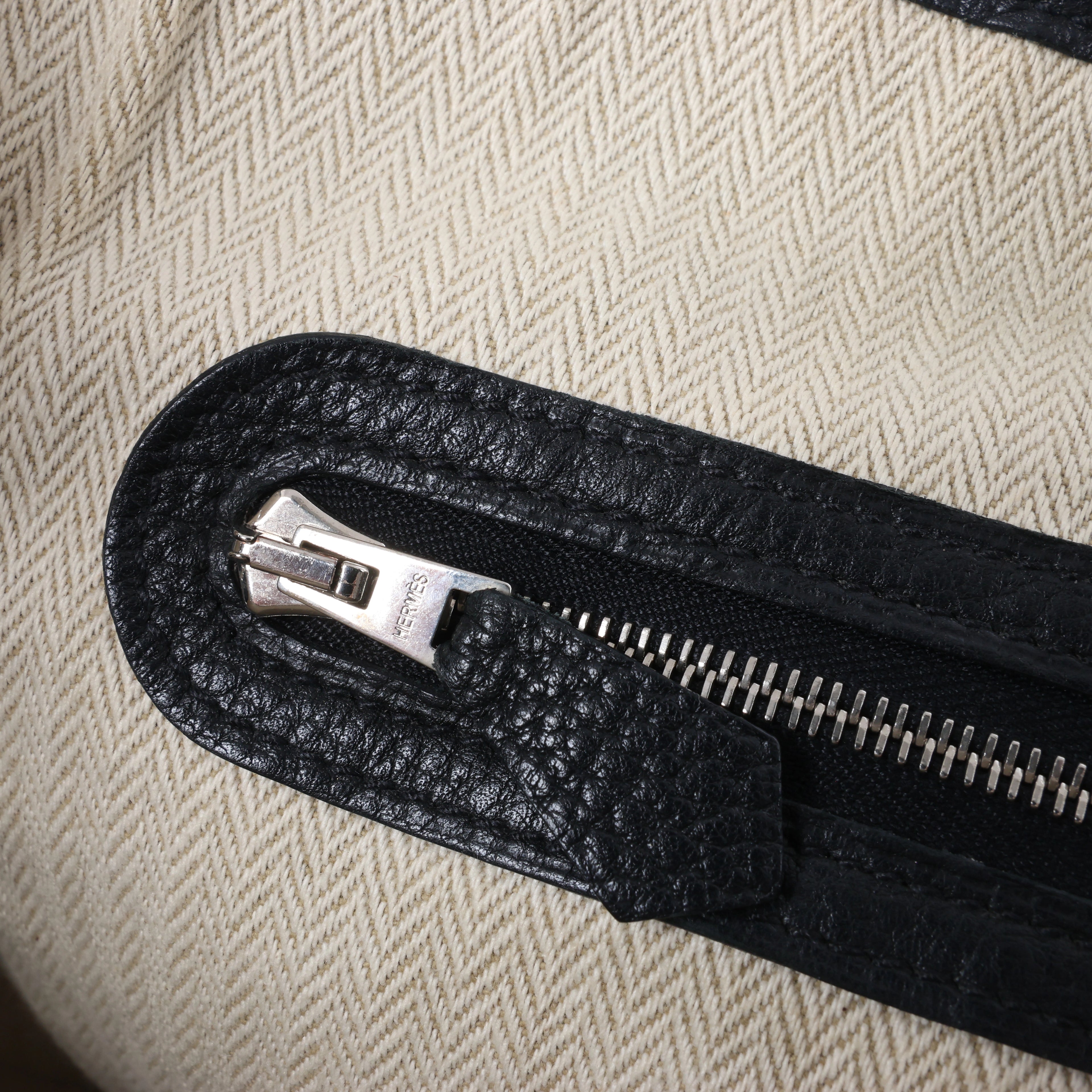 Hermès Garden Party 36 PM Negonda Leather Shoulder Bag in Black □M: 2009