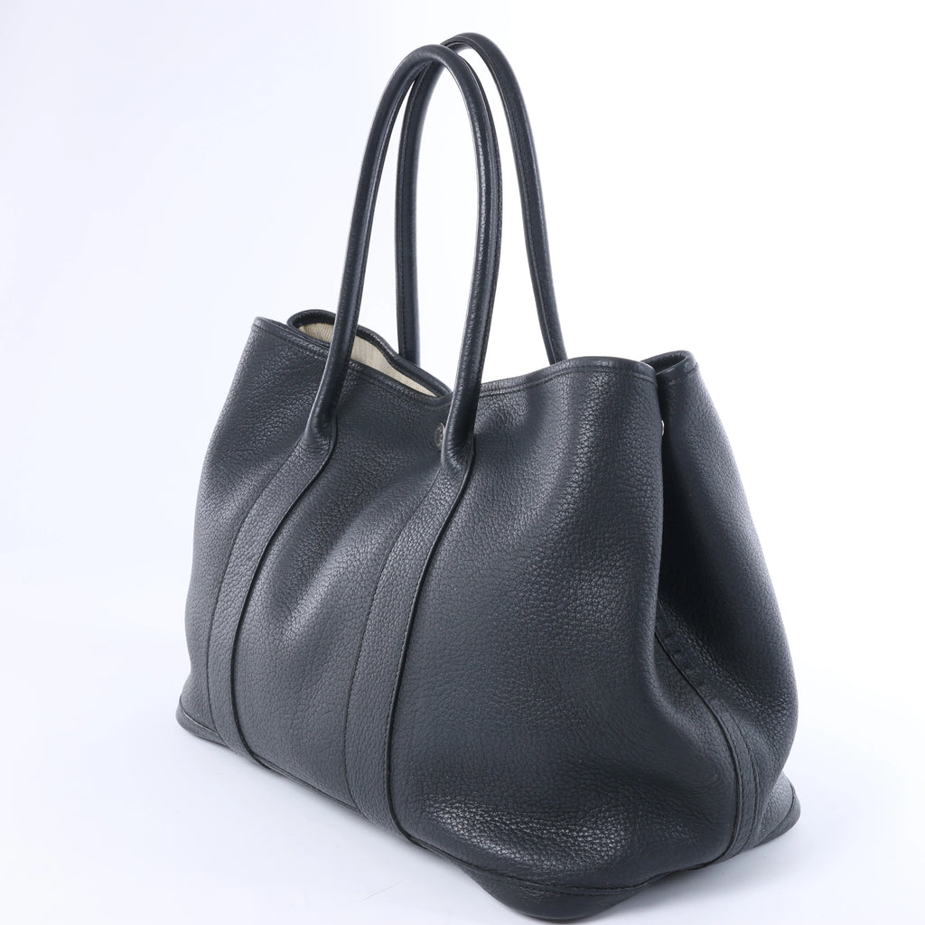 Hermès Garden Party 36 PM Negonda Leather Shoulder Bag in Black □M: 2009