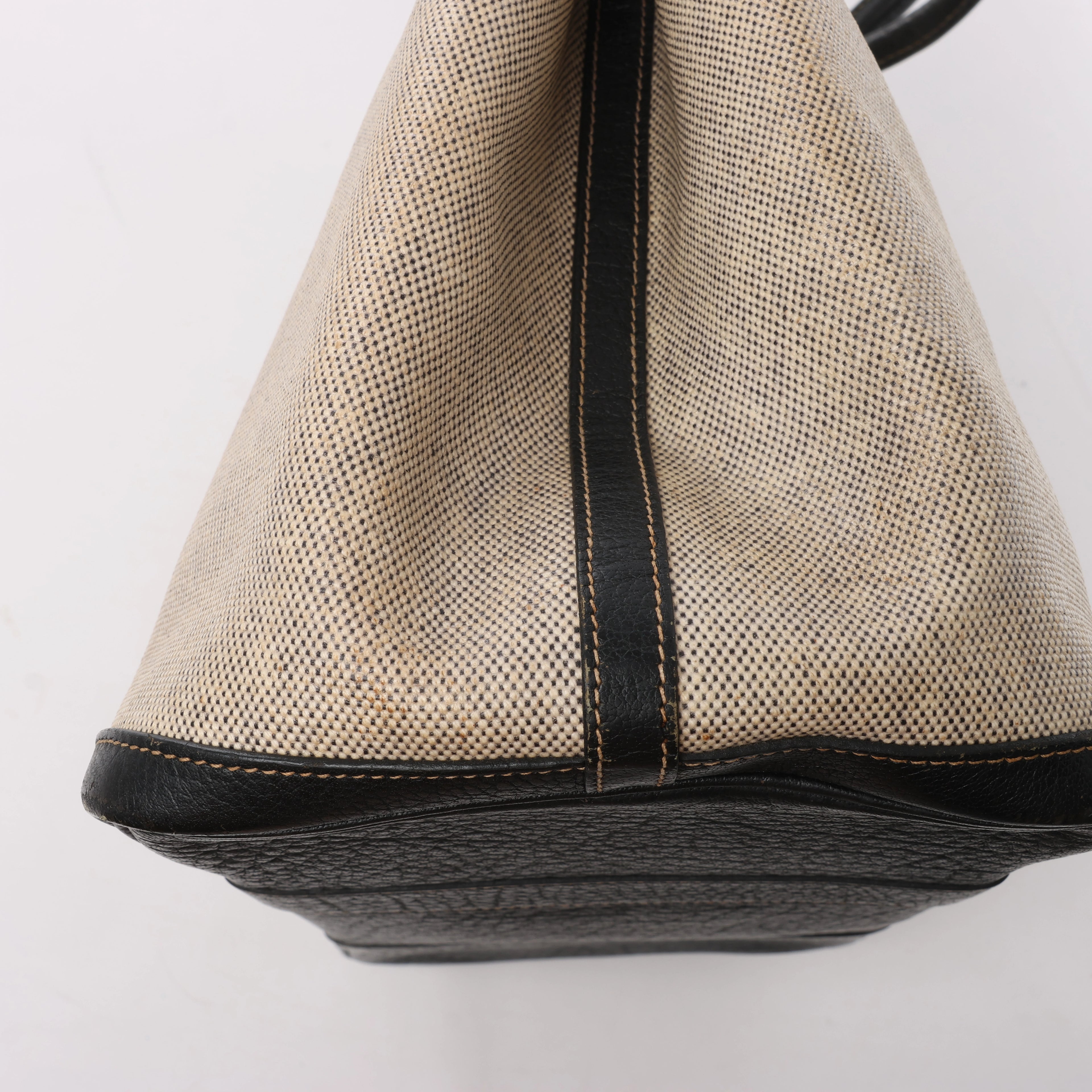 Hermès Garden Party 36 PM Toile Ash Buffle Handbag in Beige×Brown