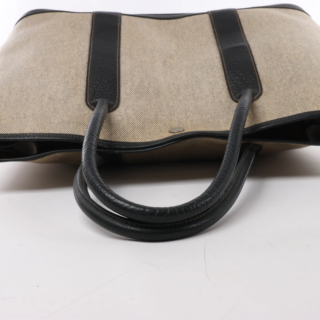 Hermès Garden Party 36 PM Toile Ash Buffle Handbag in Beige×Brown