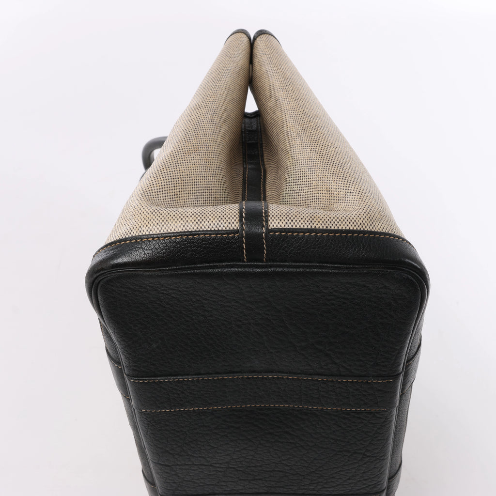 Hermès Garden Party 36 PM Toile Ash Buffle Handbag in Beige×Brown