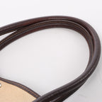 Hermès Garden Party 36 PM Toile Ash Buffle Handbag in Beige×Brown □F: 2002