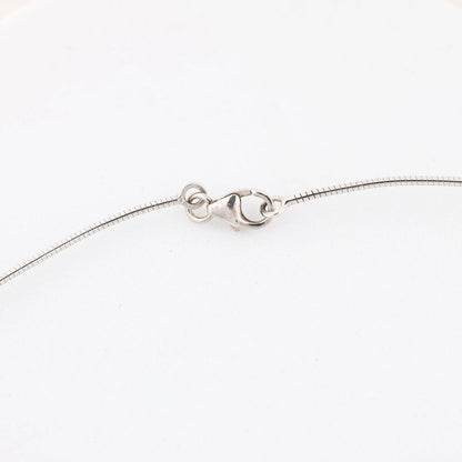 Hermes Pop H Necklace Metal × 925 in Ecru x Silver