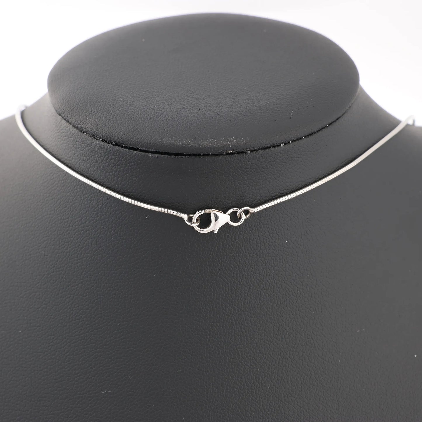 Hermes Pop H Necklace Metal × 925 in Ecru x Silver