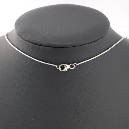 Hermes Pop H Necklace Metal × 925 in Ecru x Silver