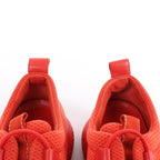 Hermès Teams Leather x Mesh Fabric Sneakers in Red, Size 42 EU