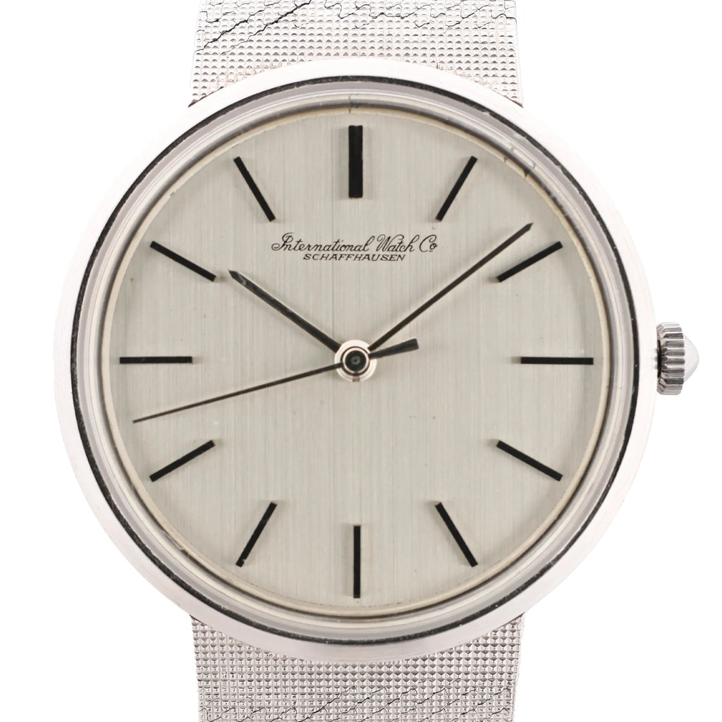 IWC Antique Schaffhausen Classic 1969880 WG Manual winding Silver-Face cal.402