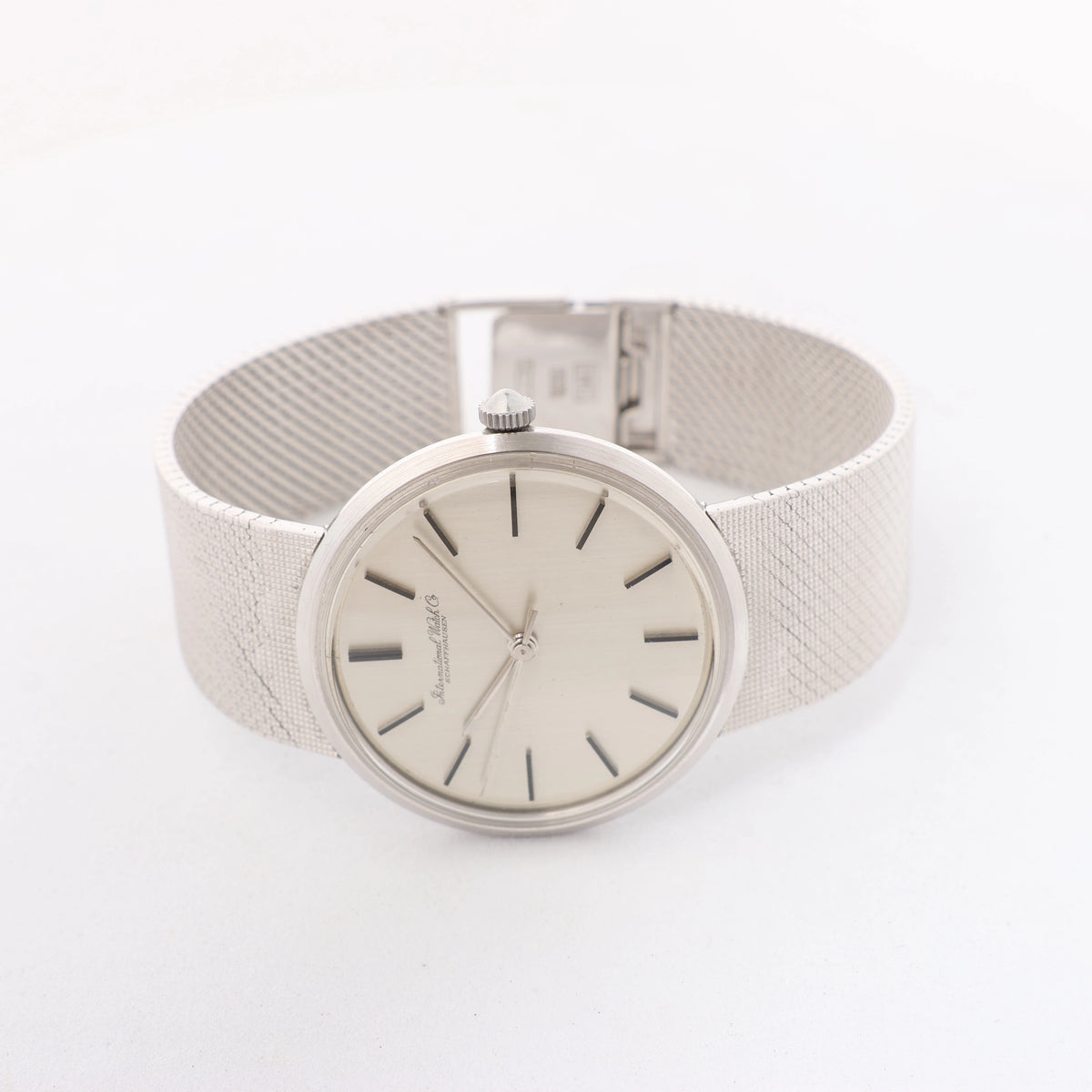 IWC Antique Schaffhausen Classic 1969880 WG Manual winding Silver-Face cal.402