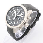 IWC Aquatimer Chronograph IW376803 5334787 SS & Rubber AT Watch with Black Dial